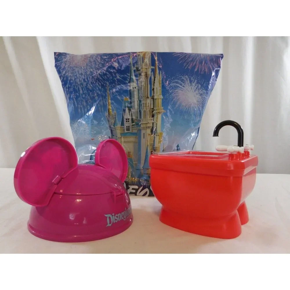 Disney Parks Ear Hat A Very Merry Unbirthday Ice Cream Sundae Bowl + Mickey Sink